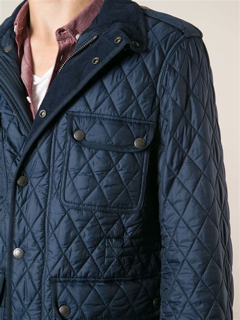 burberry brit harrington jacket|Burberry diamond quilted field jacket.